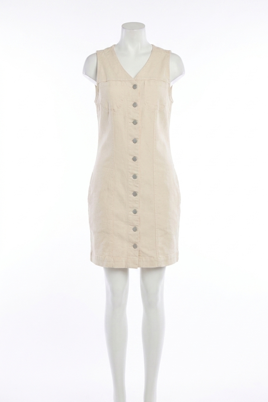 NEW DEAR JOHN DENIM zamira sleeveless v-neck dress in wheat
